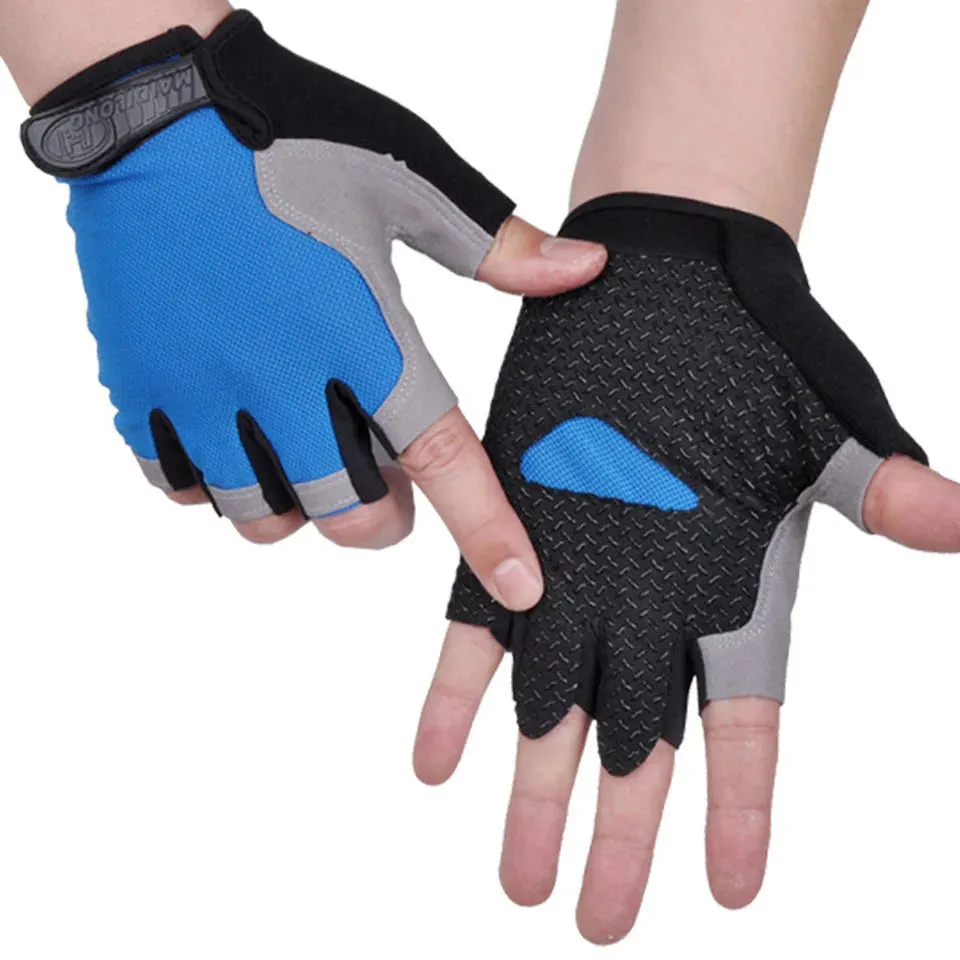 Sports Gloves Fitness Training Exercise Anti Slip Half Finger