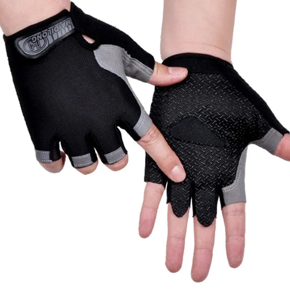 Sports Gloves Fitness Training Exercise Anti Slip Half Finger