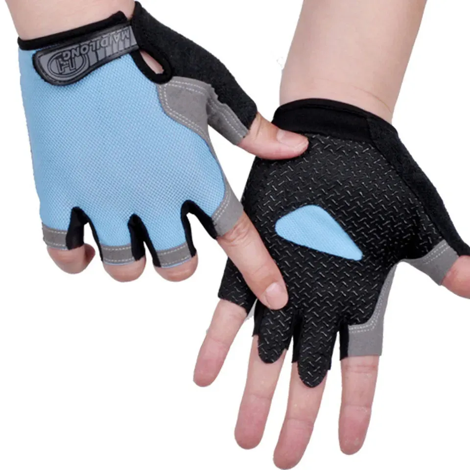 Sports Gloves Fitness Training Exercise Anti Slip Half Finger