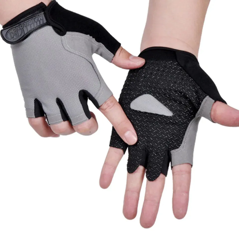 Sports Gloves Fitness Training Exercise Anti Slip Half Finger