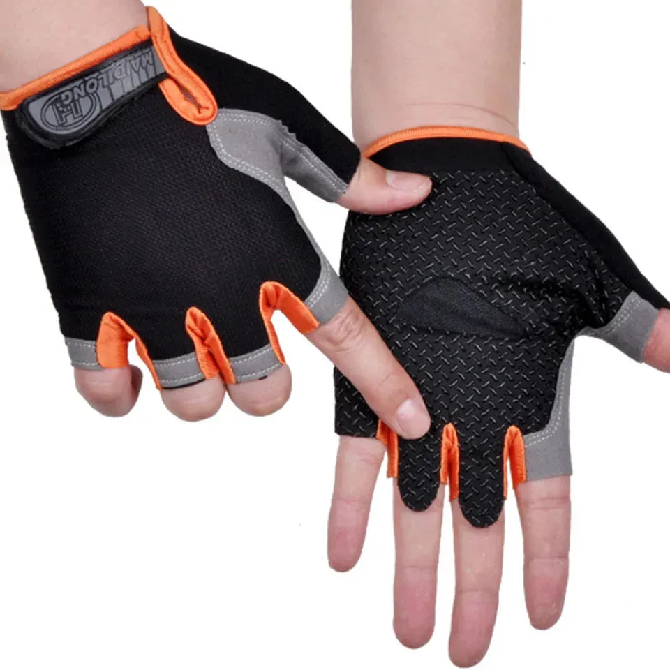 Sports Gloves Fitness Training Exercise Anti Slip Half Finger