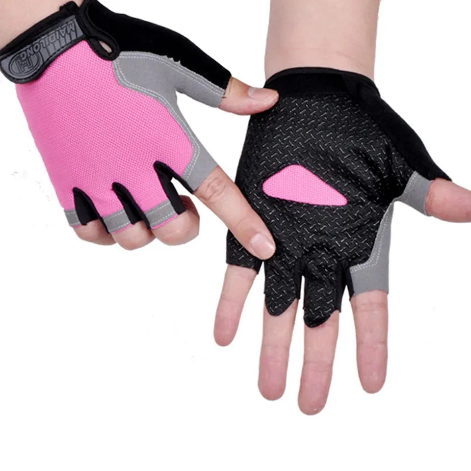 Sports Gloves Fitness Training Exercise Anti Slip Half Finger