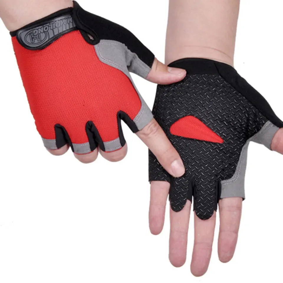 Sports Gloves Fitness Training Exercise Anti Slip Half Finger