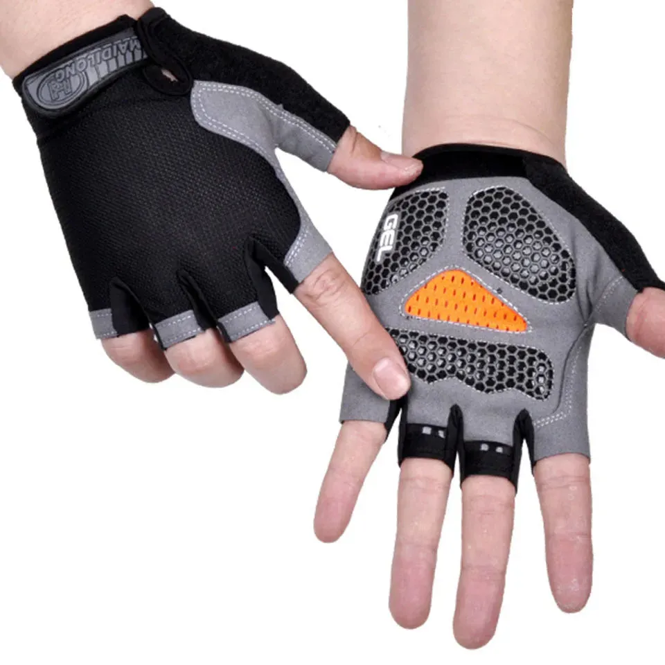 Sports Gloves Fitness Training Exercise Anti Slip Half Finger