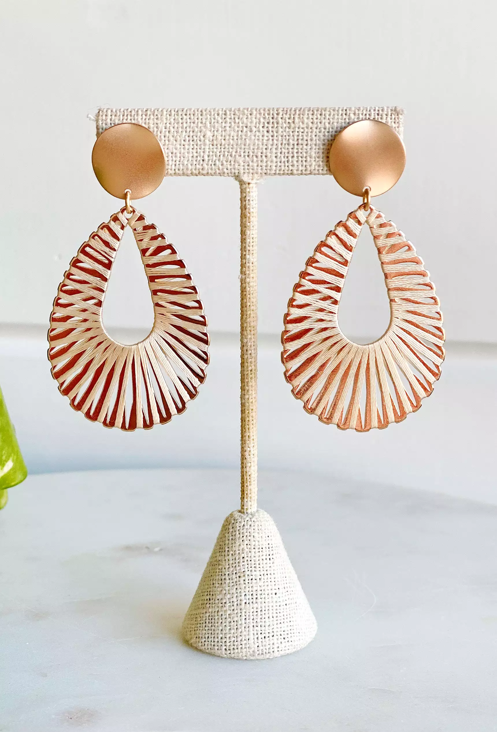 Stolen Romance Earrings in Tan