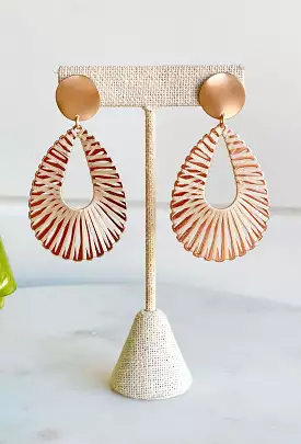 Stolen Romance Earrings in Tan