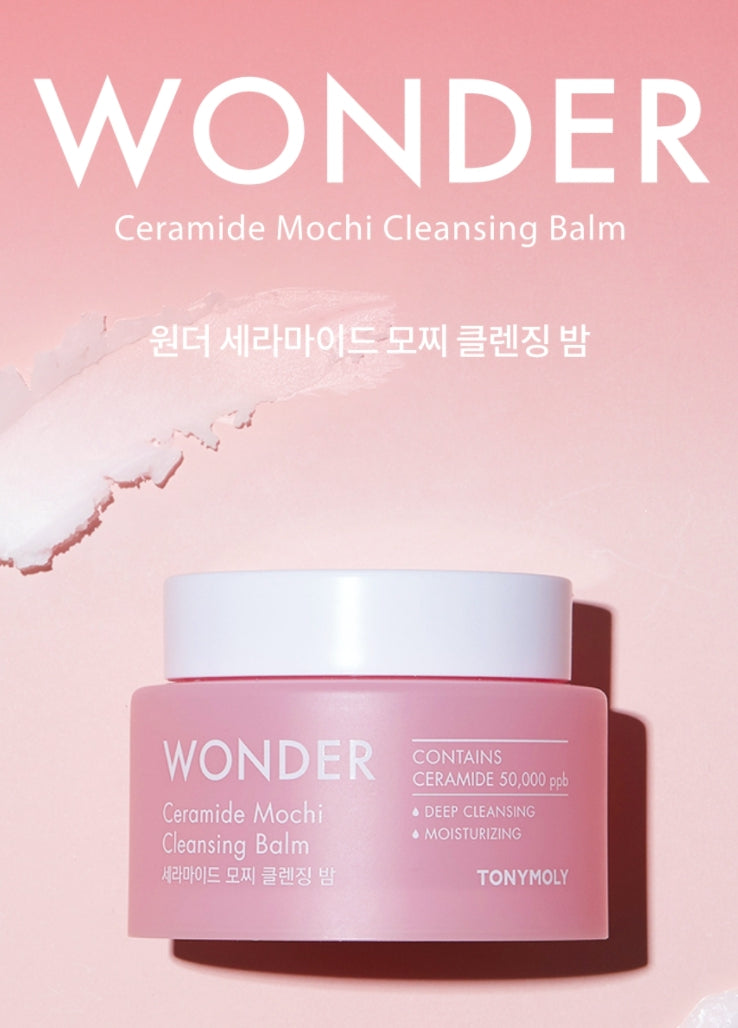 TONYMOLY Ceramide Mochi Cleansing Balm 100ml Facial Skincare Makeup Remover Pore Clean AHA BHA