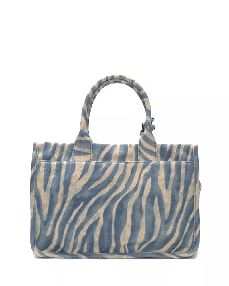 Vince Camuto Handbag ORLA TOTE BLUE MULTI/TWO TONE ZEBRA HEAV