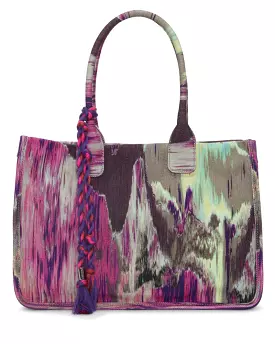 Vince Camuto Handbag ORLA TOTE MARBLE OASIS PRINT/CANVAS