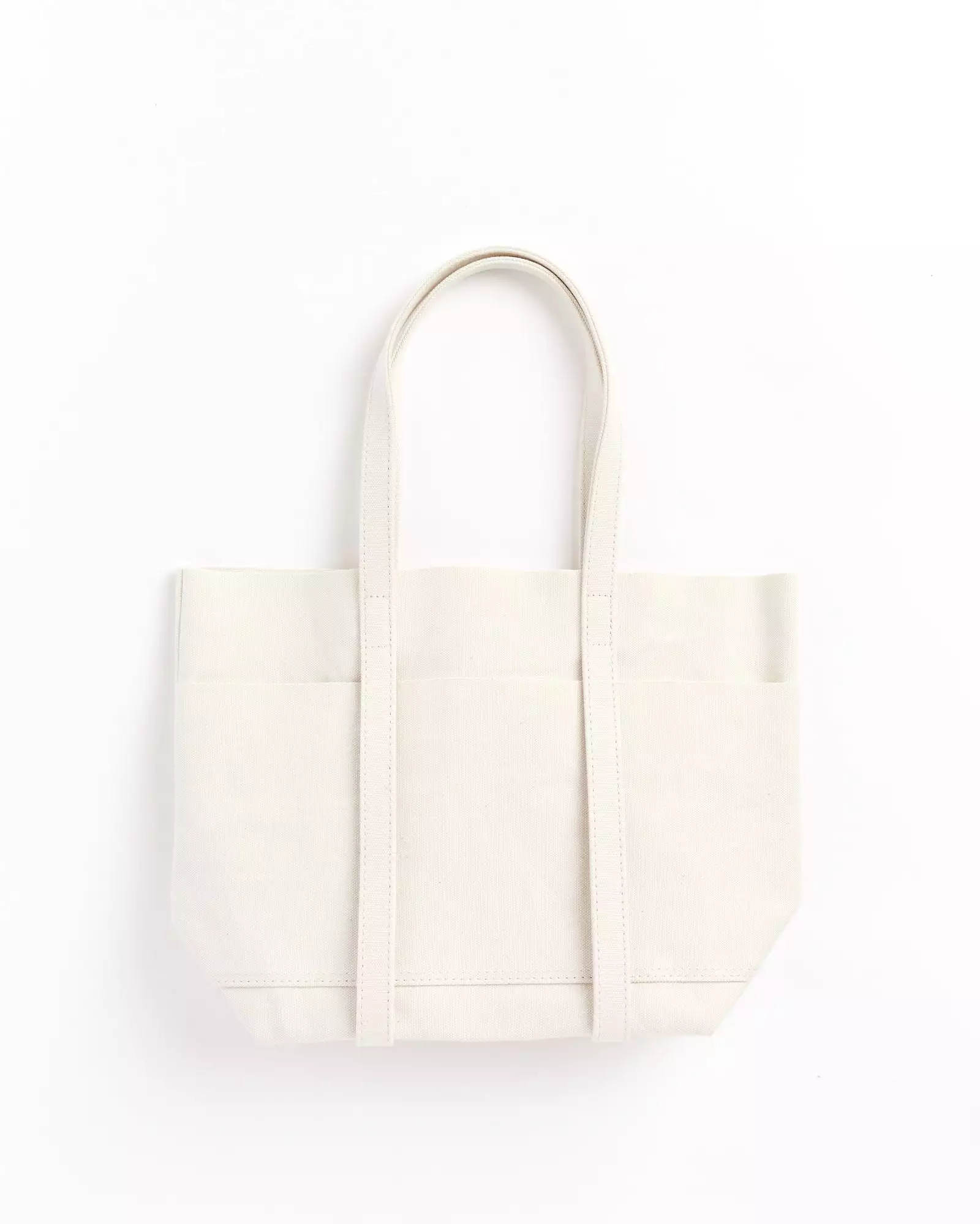 Washed Canvas 6 Pocket Tote Bag