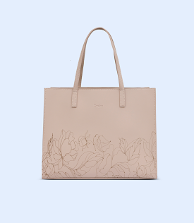 WB2087-BEIGE-Women Shoulder Bag