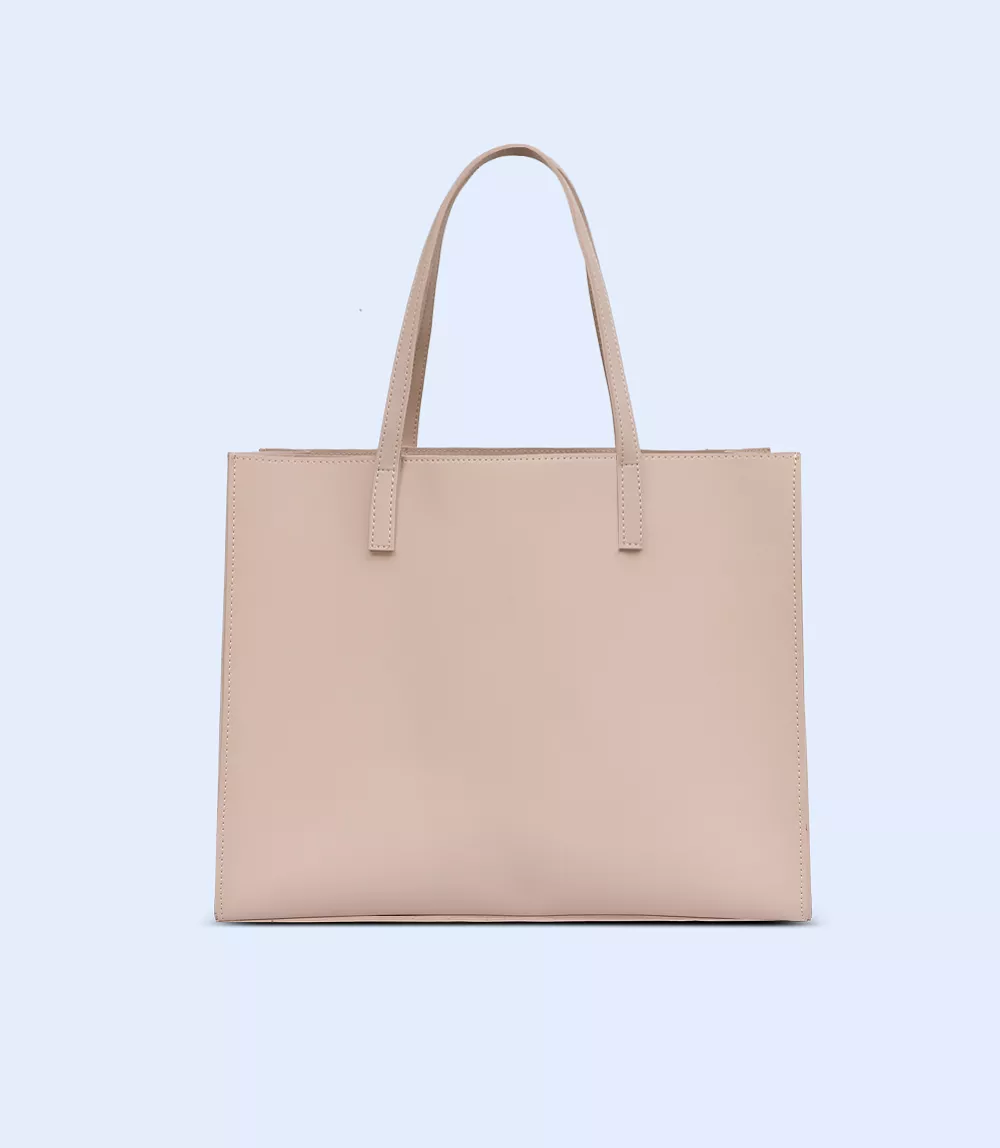 WB2087-BEIGE-Women Shoulder Bag