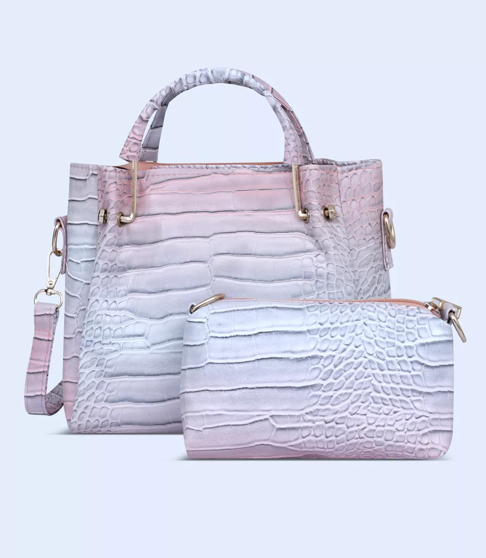 WB2239-PINK-Women Shoulder Bag