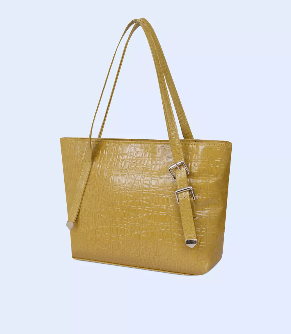 WB2391-MUSTARD-Women Shoulder Bag