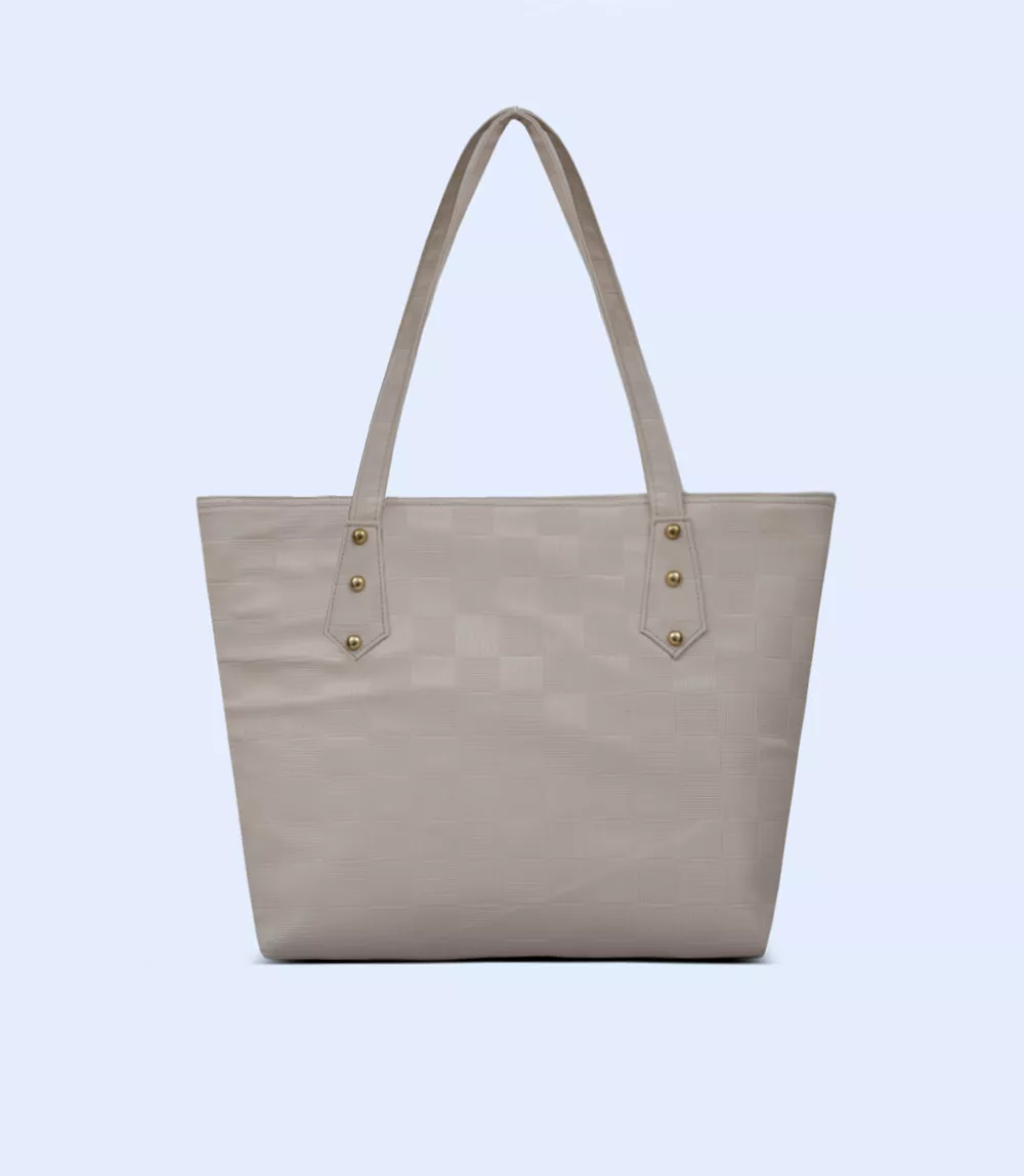 WB2394-BEIGE-Women Shoulder Bag