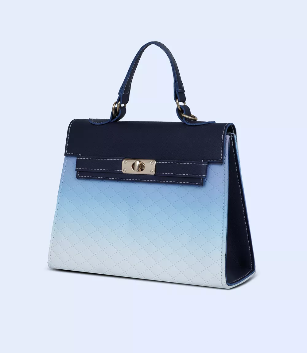 WB2404-BLUE-Women Shoulder Bag