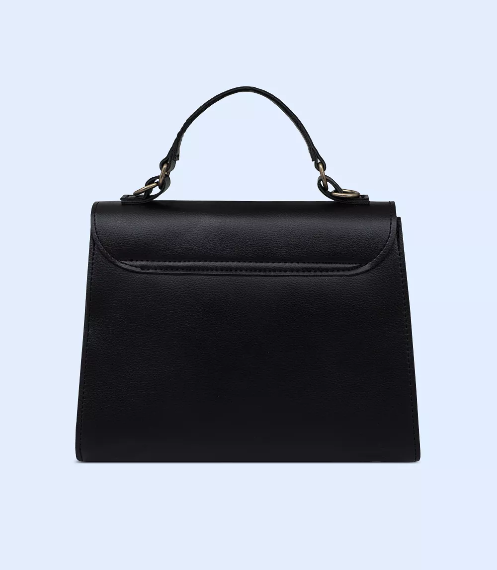 WB2436-BLACK-Women Shoulder Bag