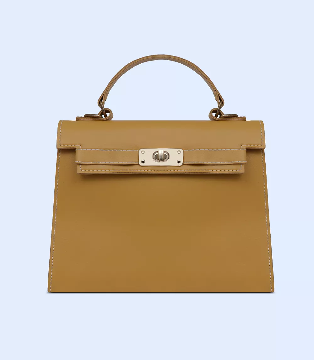 WB2436-MUSTARD-Women Shoulder Bag