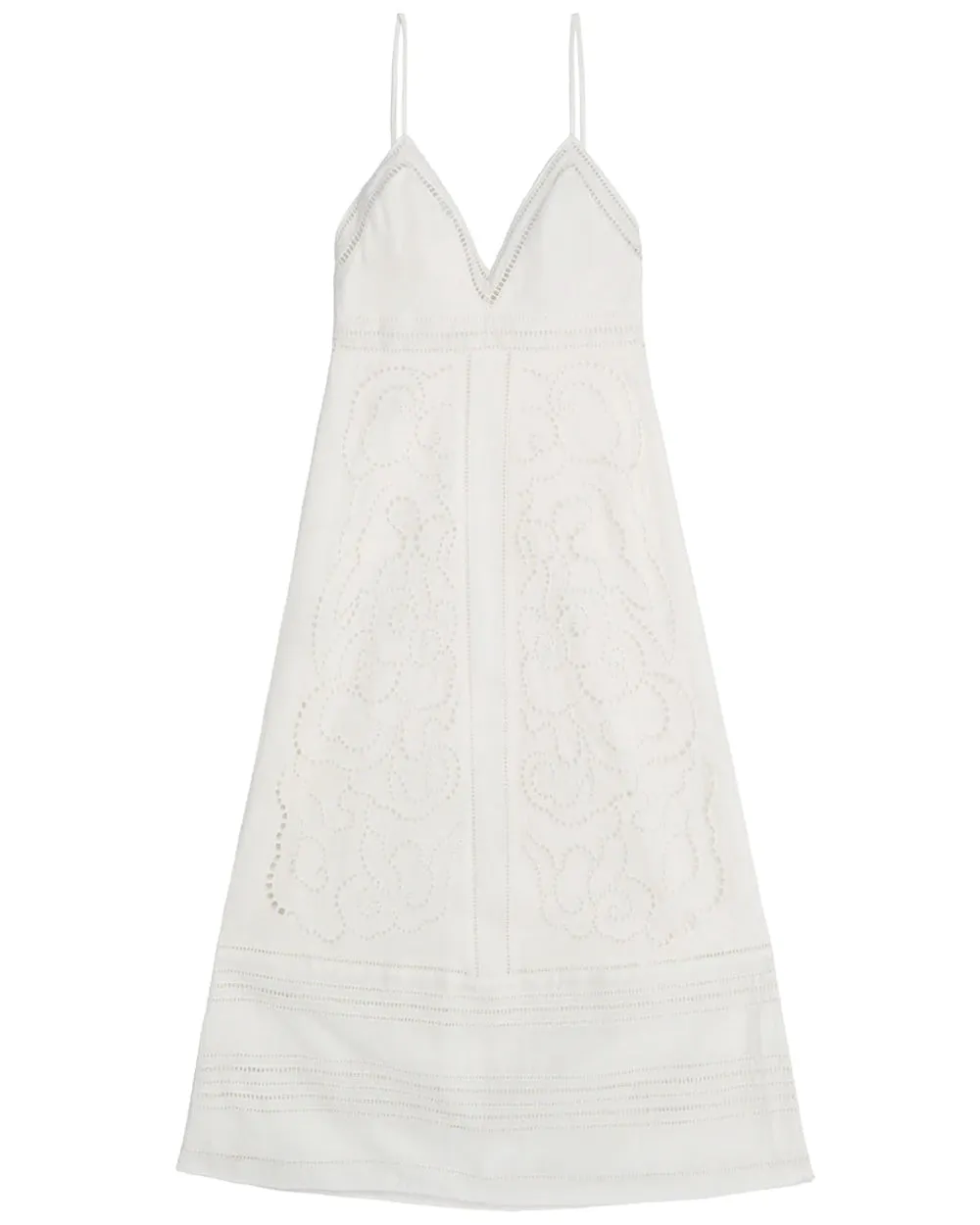 White Josie Midi Dress