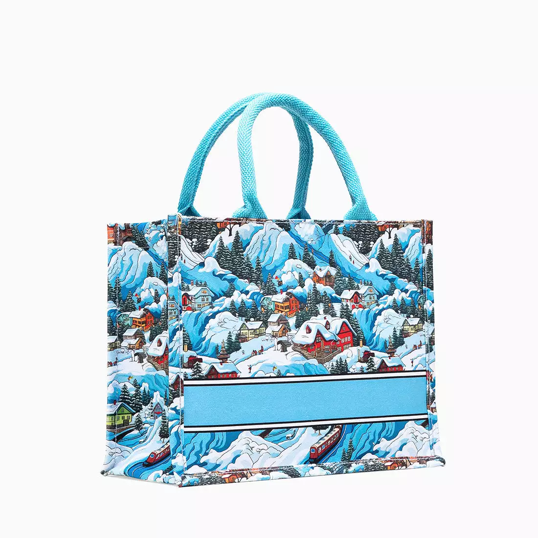 Winter Wonderland Mini Canvas Tote