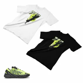 Yeezy Boost 700 Phosphor Matching Custom Designed T shirt AD-Y-16-7